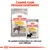 Royal Canin Dermacomfort Maxi torrfoder och Dermacomfort All Sizes våtfoder. Text: Canine Care produktsortiment, en perfekt kombination av våra torr- och våtfoder.