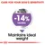 Proven results: 14% fewer calories. Maintains ideal weight. Care for your dog's sensitivity.