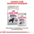 Royal Canin Sterilised dry and wet food packaging shown with text: 'Canine Care Nutrition Program' and 'The perfect combination of our dry and wet formulas'.