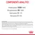 Componenti analitici: proteina grezza 30,0 %, oli e grassi grezzi 15,0 %, ceneri grezze 7,1 %, fibra grezza 5,3 %. Composizione e additivi elencati in dettaglio.