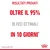 Risultati provati: oltre il 95% di feci ottimali in 10 giorni. *Studio interno ROYAL CANIN.