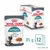Royal Canin Hairball, plic 85 g, reduce formarea ghemurilor de blană în 14 zile. Pachet cu 12 plicuri. Imagine cu pisică și hrană umedă. Text în engleză pe ambalaj.