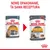 Nowe opakowanie karmy Royal Canin 85 g: po lewej Intense Beauty, po prawej Hair & Skin. Napis: Nowe opakowanie, ta sama receptura.