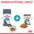 Program nutrițional complet Royal Canin Urinary pentru pisici, imagine cu pachet de hrană uscată și plic de hrană umedă, plus porții prezentate separat.