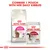 Instructional image showing Royal Canin dry food and wet pouch with the text: Combine 1 pouch with her daily kibbles.