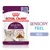 Royal Canin Sensory Feel kattenvoer in gelei, 85 g. Verpakking toont kat en stukjes voer. Tekst: SENSORY FEEL GELEI. Feline Health Nutrition. Royal Canin Sensory Feel kattenvoer in gelei, 85 g. Verpakking toont kat en stukjes voer. Tekst: SENSORY FEEL GELEI. Feline Health Nutrition.