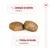 Composição de croquetes com texto: 'Combinação de nutrientes e vitaminas' e 'Proteínas de elevada digestibilidade'.
