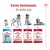 Karma Royal Canin dla psów: Puppy 2–12 miesięcy, Medium Adult 12 miesięcy–7 lat, Medium Adult 7+ 7–10 lat, Medium Ageing 10+ powyżej 10 lat. Dostosowana do wieku psa.