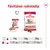 Päivittäinen ruokintaohje Royal Canin Medium Ageing 10+: koiran paino 11 kg – 1 annos + 67 g, 16 kg – 1 annos + 123 g, 25 kg – 1 annos + 213 g. Pakkaus ja tuotenimi näkyvissä.