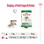 Daglig utfodringsriktlinje för Royal Canin Mini Ageing 12+: tabell visar för hundar 2 kg: ½ burk + 23 g, 6 kg: ½ burk + 85 g, 10 kg: ½ burk + 136 g.