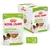 Royal Canin x-small adult hondenvoer, 12 zakjes van 85 g. Voor honden tot 4 kg, gravy-saus, afbeelding kleine hond en voer op verpakking. Tekst: Healthy immune system.