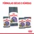 Royal Canin Care Appetite Control para gatos, fórmulas secas e húmidas visíveis em embalagens de 85 g e saco grande. Texto: FÓRMULAS SECAS E HÚMIDAS.
