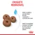 Croquete reidratável. Para a cadela: nutrição ideal durante a gestação e o período pós-natal. Para o cachorro: transição facilitada do leite materno para alimentos sólidos.