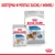 Royal Canin Light Weight Care dla psów, opakowanie suchej i mokrej karmy. Napis: Dostępna w postaci suchej i mokrej.