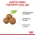 Adapted kibble for puppy’s maxi jaw. Contains natural antioxidants, no artificial colours, no artificial flavours.