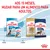 Aos 15 meses, mudar para um alimento para adultos. Imagem de rações Royal Canin Puppy Maxi (2–15 meses) e Adult Labrador Retriever e Maxi Adult, com indicação das idades recomendadas.