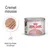 Royal Canin Mother & Babycat 1–4 months dåse, cremet mousse. Tekst: Cremet mousse, Ideelt startfoder til killinger. Billede af foderets konsistens og dåsens forside. Royal Canin Mother & Babycat 1–4 months dåse, cremet mousse. Tekst: Cremet mousse, Ideelt startfoder til killinger. Billede af foderets konsistens og dåsens forside.