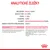 Analytické zložky: bielkoviny 12 %, oleje a tuky 4 %, popol 1,7 %, vláknina 0,7 %, vlhkosť 78,2 %, DHA 0,047 %. Zloženie a doplnkové látky uvedené v texte.