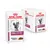 Royal Canin Veterinary Renal with Beef, Thin Slices in Gravy. Förpackning och kartong med bild på katt. Synlig text: RENAL WITH BEEF, THIN SLICES IN GRAVY.