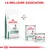 Royal Canin Veterinary Diabetic croquettes et boîtes Diabetic Special Low Carbohydrate, présentés ensemble sous le texte « LA MEILLEURE ASSOCIATION » en haut de l’image.