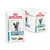 Royal Canin Veterinary Sensitivity Control Chicken with Rice, Thin Slices in Gravy, bustina e confezione visibili con immagine di gatto sul fronte.