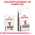 ROYAL CANIN GASTROINTESTINAL MODERATE CALORIE pour chat, sachet et sac visibles. Texte : ÉGALEMENT DISPONIBLE EN ALIMENT SEC.