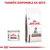 Royal Canin Gastrointestinal Puppy en lata y saco. Texto visible: 'TAMBIÉN DISPONIBLE EN SECO'. Imagen de cachorro en ambos envases.
