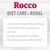 Rocco DIET CARE RENAL. Texte en allemand : Für Hunde mit chronischer Niereninsuffizienz, gut verdauliche Proteine zur Entlastung der Nieren, geringer Anteil an Natrium & Phosphor, mit wertvollen Vitaminen & Mineralstoffen.