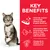 KEY BENEFITS: Clinically proven technology reduces plaque & tartar build-up. Interlocking fiber technology cleans teeth to help freshen breath with every bite. Omega-6s & Vitamin E for luxurious fur. (κείμενο στα αγγλικά)