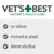 VET'S BEST NATURE'S HEALTH CARE. av silikon, motverkar plack, återanvändbar.