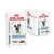 ROYAL CANIN VETERINARY SKIN & COAT Thin Slices in Gravy – saszetka i opakowanie z wizerunkiem kota, widoczne kawałki karmy w sosie.