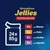 Sensations Jellies Selezioni Deliziose, 24x85g: 6x con Manzo, 6x con Pollo, 6x con Anatra, 6x con Agnello. Testo e quantità visibili sull'immagine.