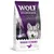 Bag labelled Wolf of Wilderness Elements Rough Storms, single animal protein, with alfalfa lucerne, 12 kg.