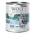 Wolf of Wilderness Junior Blue River, 800 г консерва. Рецепта със свежо свободно отглеждано пиле и сьомга, горски плодове, корени и билки. 100% без зърнени храни.