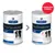 To konservdåser Hill's Prescription Diet Food Sensitivities z/d Original med hundebillede. Højre dåse har rød cirkel med teksten 'FORBEDRET FORMEL' og ekstra mærke 'ActivBiome+'. To konservdåser Hill's Prescription Diet Food Sensitivities z/d Original med hundebillede. Højre dåse har rød cirkel med teksten 'FORBEDRET FORMEL' og ekstra mærke 'ActivBiome+'.