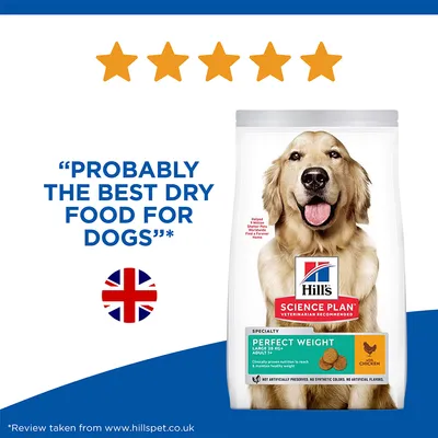 Hill's Science Plan Perfect Weight Adult 1+ Large with Chicken