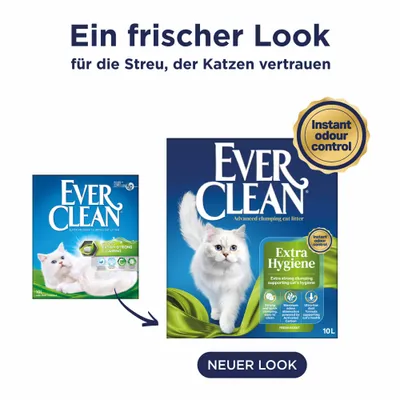 Ever Clean® Klumpstreu Extra Hygiene - Fresh Scent - 10 l Ever Clean® Klumpstreu Extra Hygiene - Fresh Scent - 10 l