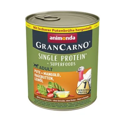 animonda GranCarno Adult Single Protein Superfoods 6 x 800 g