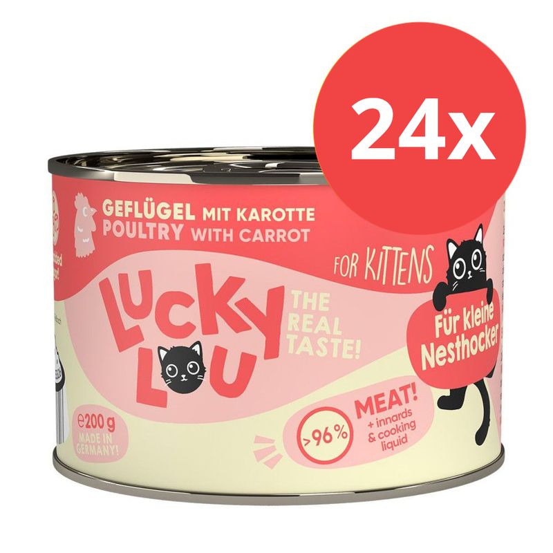 Sparpaket Lucky Lou Lifestage Kitten 24 x 200 g