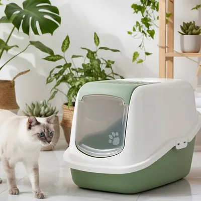 Savic Katzentoilette Aseo mit hohem Rand