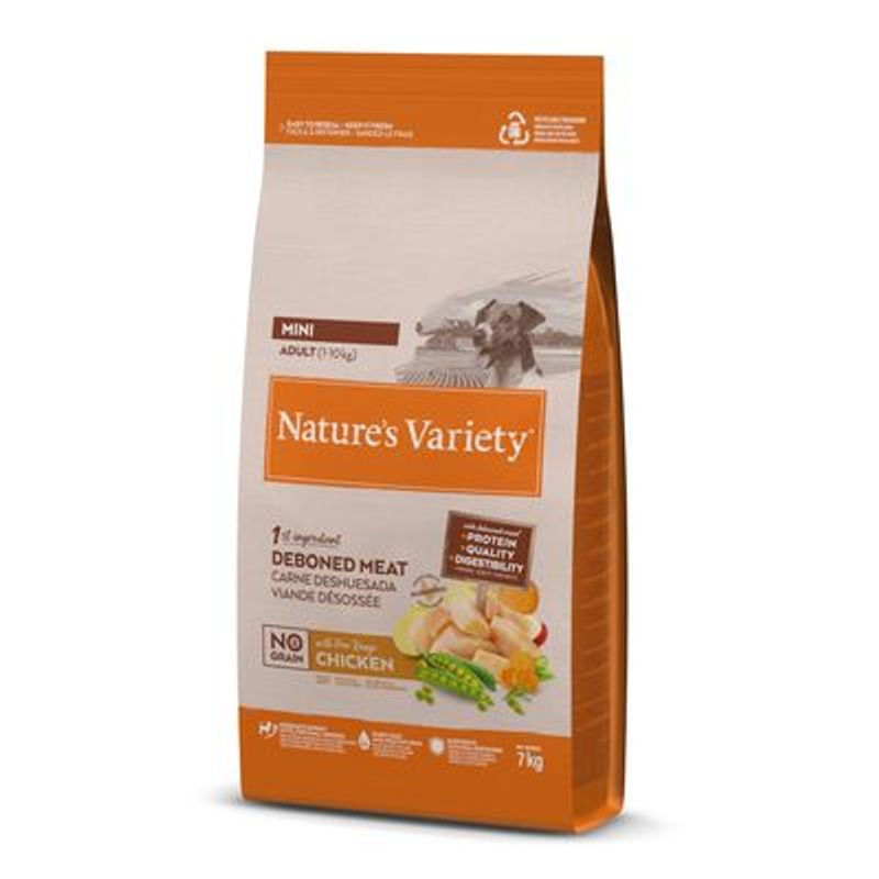 Nature's Variety Selected Mini Adult Scharrelkip Hondenvoer
