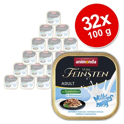 animonda Vom Feinsten Adult Milkies en sauce 32 x 100 g pour chat