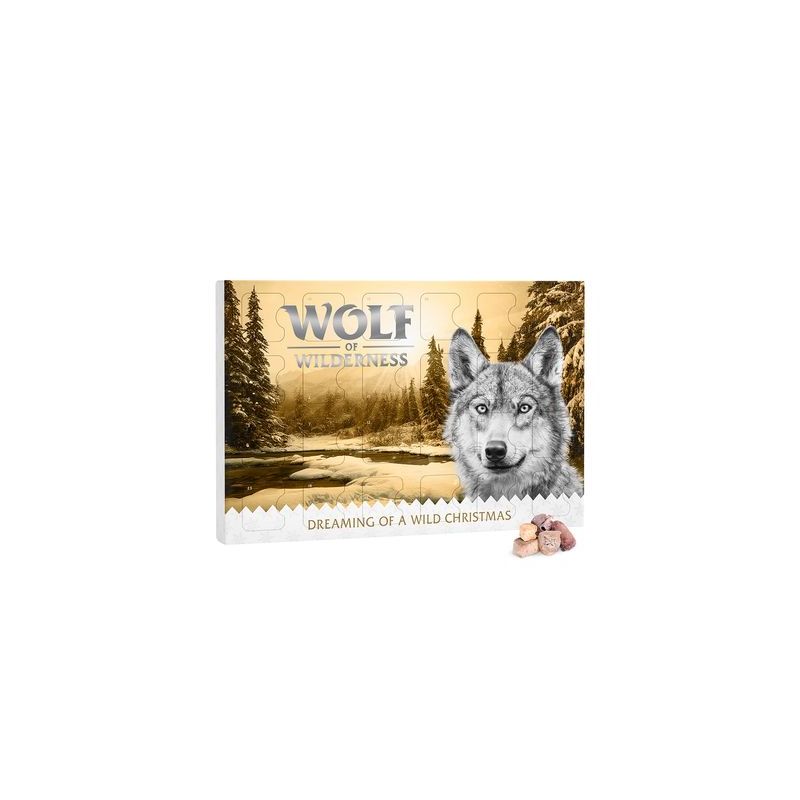 Wolf of Wilderness Adventskalender - gefriergetrocknete RAW Snacks