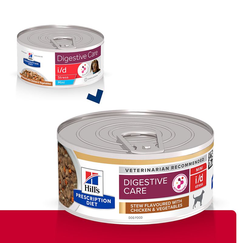 Hill's Prescription Diet i/d Digestive Care Stress Mini Mijoté poulet pour chien