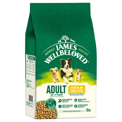 James Wellbeloved Adult Dog Hypoallergenic lam og ris