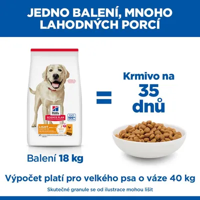 Hill's Science Plan Adult Light Large Breed Chicken