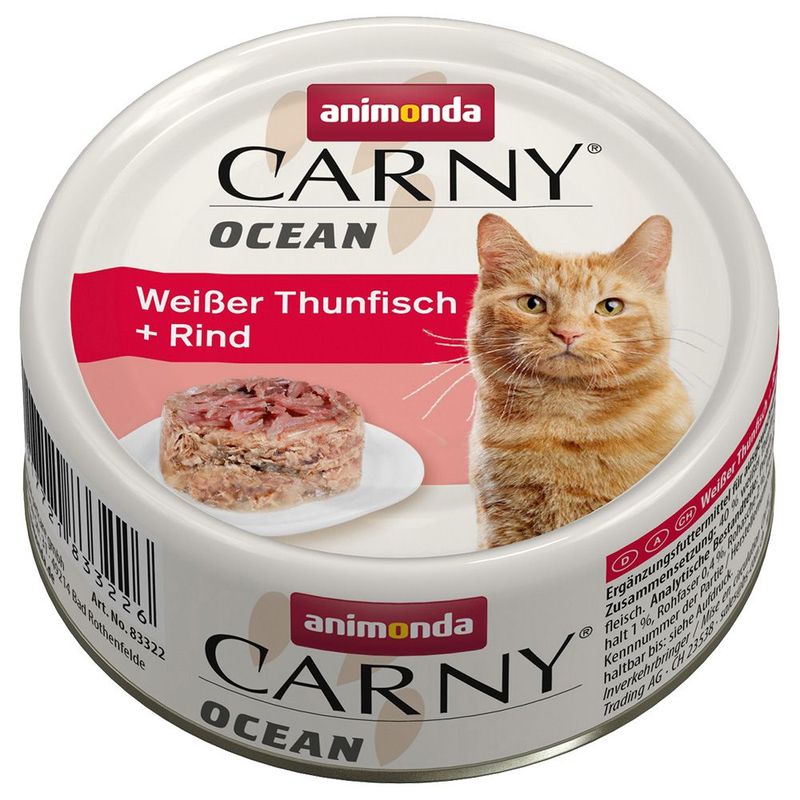 animonda Carny Ocean 24 x 80 g Pacco misto Umido per gatto