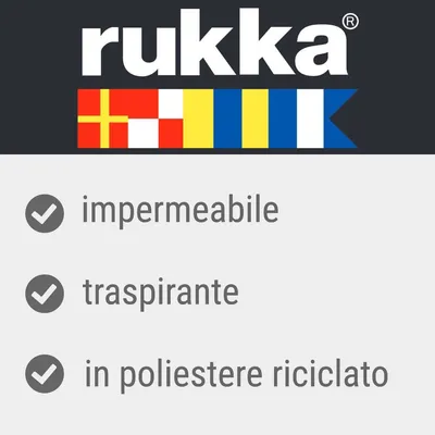 rukka, impermeabile, traspirante, in poliestere riciclato