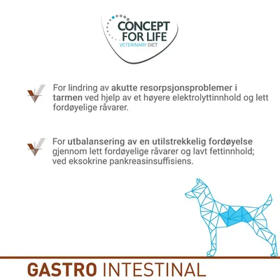 Concept for Life Veterinary Diet Gastro Intestinal