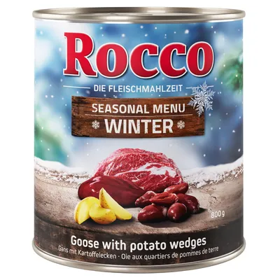 Édition limitée : Rocco Menu d'hiver bœuf, oie, pommes de terre pour chien